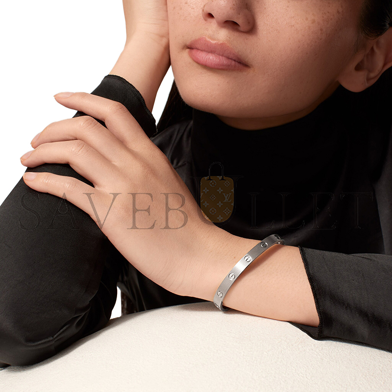 CARTIER LOVE BRACELET, CLASSIC MODEL, BRUSHED B6077117